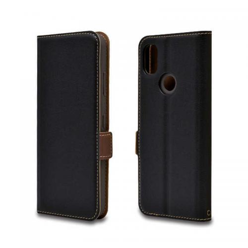 ラスタバナナ あんしんスマホ KY-51B 薄型手帳ケース ブラック 6750ANSNBO