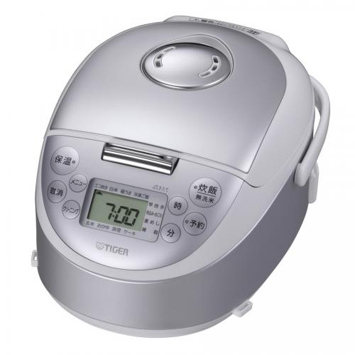 タイガー TIGER IH炊飯ジャー 3合炊き スチールホワイト 炊きたて JPF-G055WL