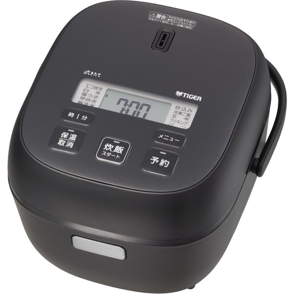 タイガー TIGER マイコン炊飯器 3合炊き 炊きたて マットブラック JBS-G055KM