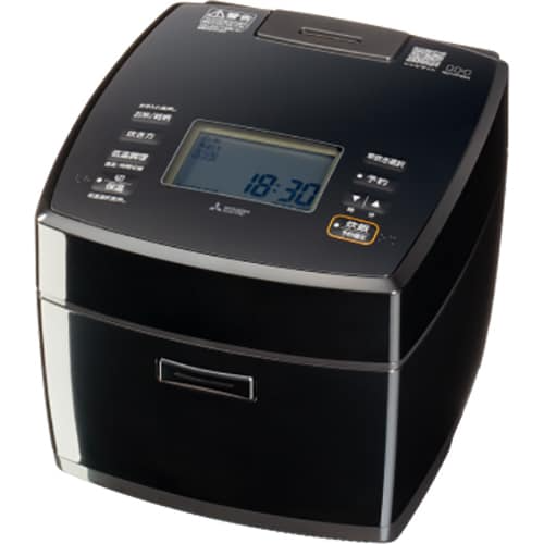 三菱電機 MITSUBISHI IHジャー炊飯器 1升炊き 備長炭 黒曜 NJ-VP18H-B