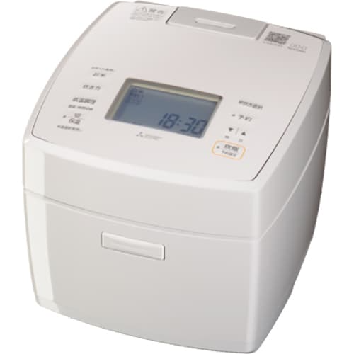 三菱電機 MITSUBISHI IHジャー炊飯器 一升炊き 備長炭 白亜麻 NJ-VS18H-W