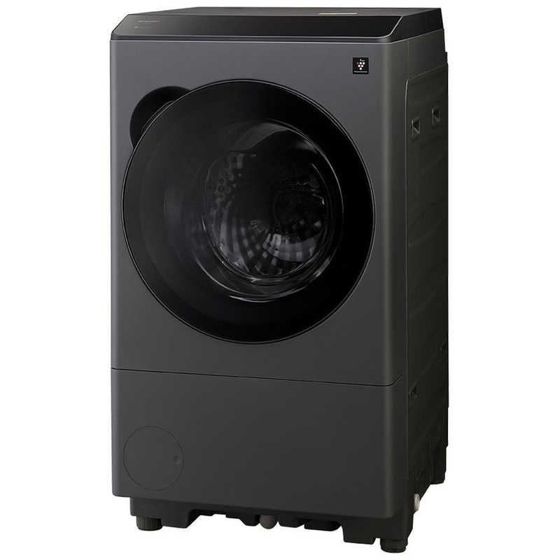 シャープ SHARP ドラム式洗濯乾燥機 洗濯12kg 乾燥6kg 右開き プラズマクラスター グレイングレー ES-12X1-HR(大型)