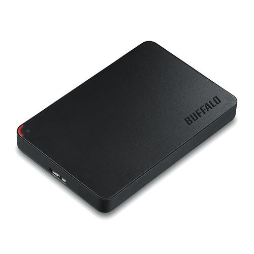 バッファロー BUFFALO ポータブルHDD 1TB HD-NRPCF1.0-BB