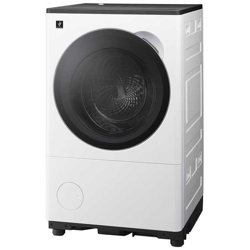 シャープ SHARP ドラム式洗濯乾燥機 洗濯8kg 乾燥4kg 左開き ラスターホワイト ES-8XS1-WL(大型)