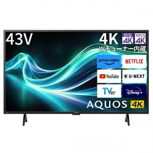 シャープ　SHARP 4K液晶テレビ 43V型 AQUOS 4T-C43GL1