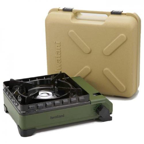 イワタニ Iwatani カセットフー タフまる カセットこんろ 専用キャリングケース付 オリーブ CB-ODX-1-OL