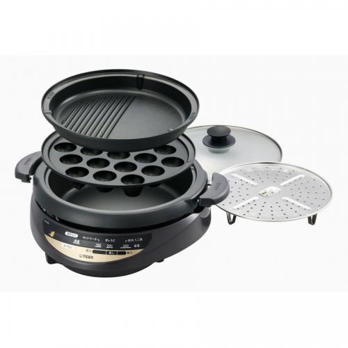 タイガー TIGER グリルなべ 3枚タイプ ブラウン CQG-B301T