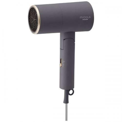 アイリスオーヤマ IRIS OHYAMA ヘアードライヤー イオンドライヤー 遠赤外線 micola ミコラ ダークグレー HDR-M201-H