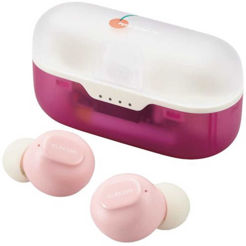 エレコム ELECOM 完全ワイヤレスイヤホン イチゴ LBT-TWS16CSPN