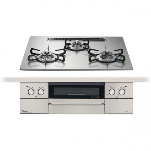 パロマ Paloma ビルトインガスコンロ 都市ガス用 シャインシルバー PD-893WS-U60GH-13A 【本体販売のみ】