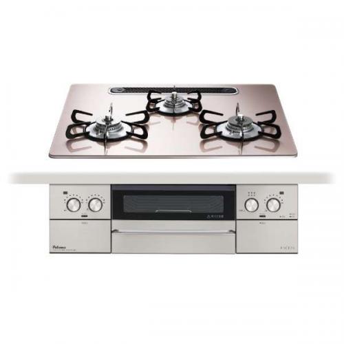 パロマ Paloma ビルトインガスコンロ 都市ガス用 シルキーピンク PD-893WS-U60GP-13A 【本体販売のみ】