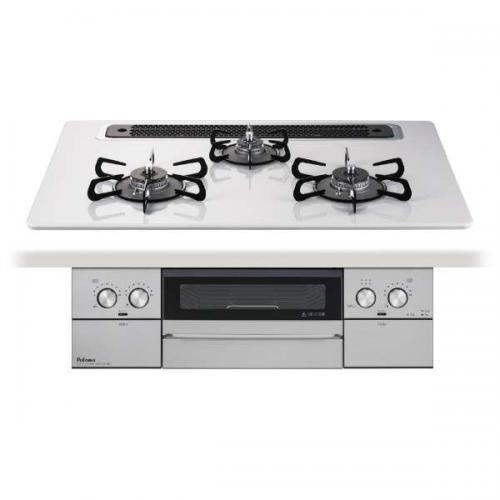 パロマ Paloma ビルトインガスコンロ プロパンガス用 ティアラシルバー PD-829WS-75CV-LP 【本体販売のみ】