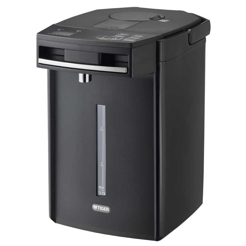 タイガー TIGER 電気ポット 蒸気レスVE電気まほうびん 3.0L アーバンブラック PIM-H300KE