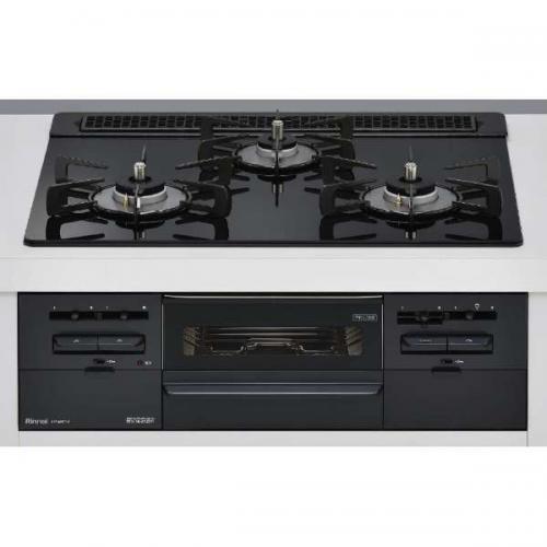 リンナイ Rinnai ビルトインガスコンロ 都市ガス用 シアーブラック RS31W36T1RBW-13A 【本体販売のみ】
