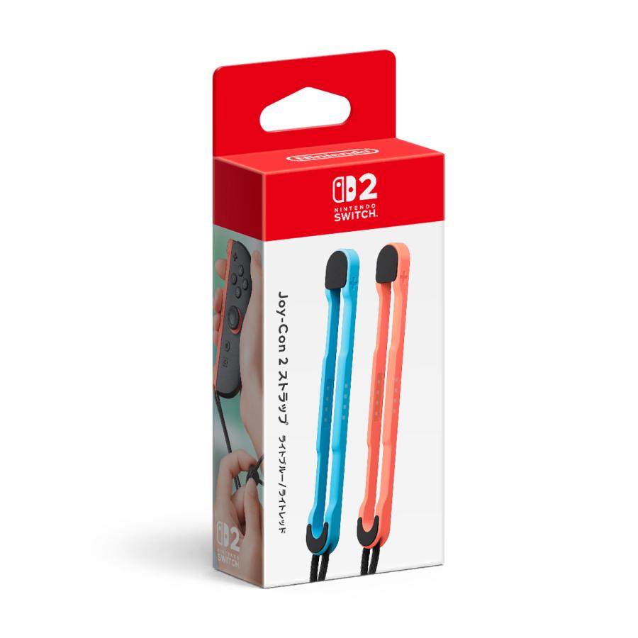 Joy-Con 2 ストラップ BEE-A-JS2AA [ライトブルー/ライトレッド]