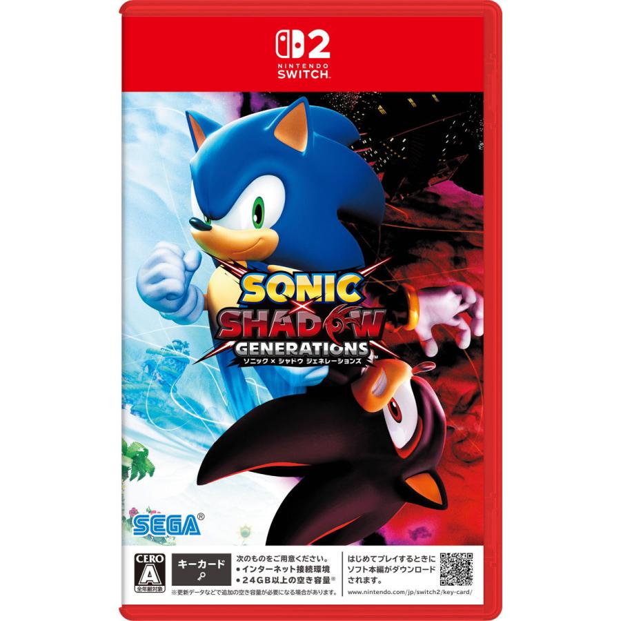 任天堂 Nintendo Switch2専用 ソフト ソニック × シャドウ ジェネレーションズ