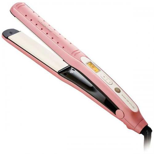 小泉成器 KOIZUMI マイナスイオンストレートアイロン ピンク KHS-8130-P