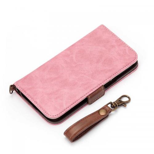 PGA iPhone 2021 6.1inch 3眼 フリップカバー Premium Style ダスティピンク PG-21NFP03PK