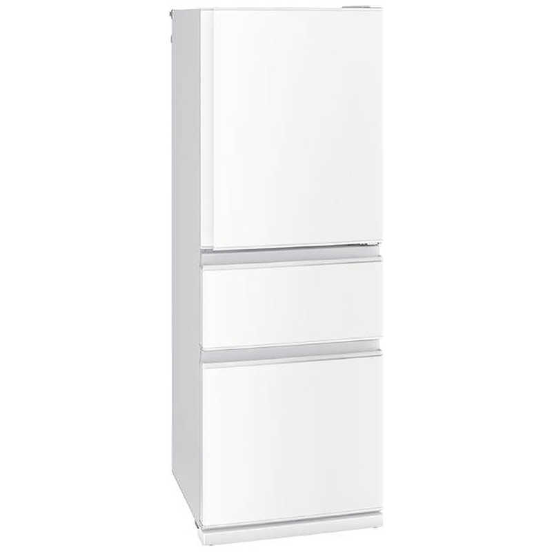 三菱 MITSUBISHI 冷蔵庫 330L 3ドア 右開き ホワイト MR-C33M-W(大型)