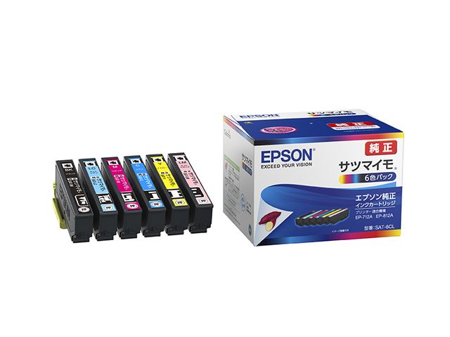エプソン EPSON 純正インクカートリッジ SAT-6CL サツマイモ 6色パック