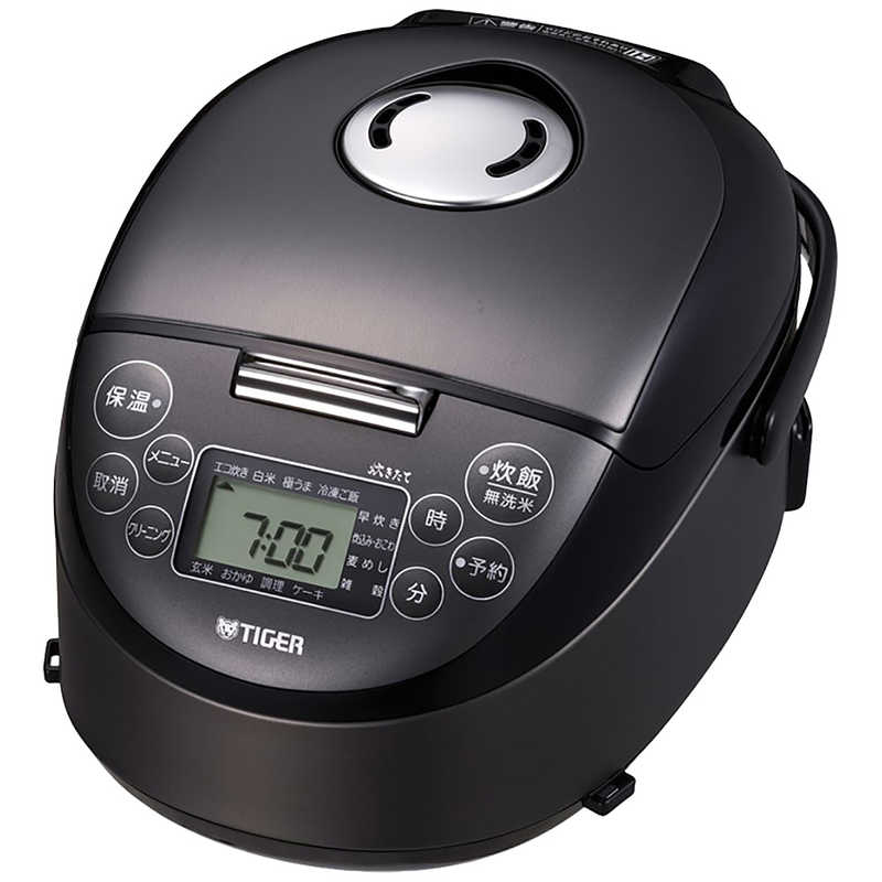 デンキチWeb / タイガー TIGER IH炊飯ジャー 3合炊き スチールブラック