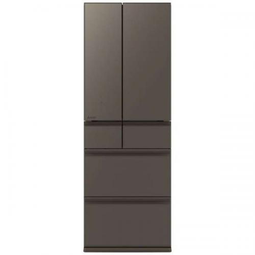 三菱 MITSUBISHI 冷蔵庫 495L 観音開き 6ドアグランドアンバーグレー MR-WZ50M-H(大型)