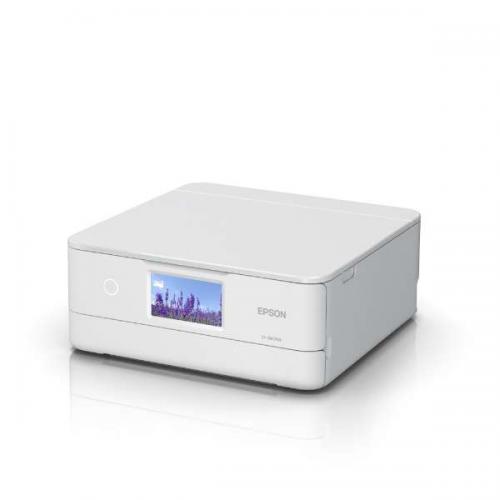 エプソン EPSON A4カラーインクジェット複合機 カラリオ コンパクトデザイン Wi-Fi 自動両面印刷 ホワイト EP-887AW