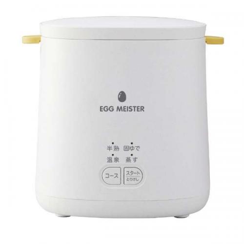 アピックス APIX エッグマイスター ゆで卵調理器 AEM-422WH