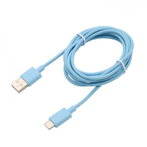 藤本電業 FUJIMOTO DENGYO USBケーブル USB-A to USB-C 2.0m ブルー Type-Cケーブル 2.0m CK-C13BL