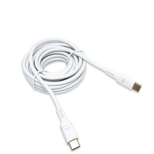 エアージェイ air-J 発火を防ぐ温度センサーPTC搭載 Type-C 充電通信ケーブル 3m ホワイト UKJ-PCTC3M