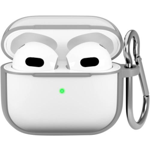 PGA AirPods 第3世代用 抗菌ハイブリッドケース Premium Style グレー PG-AP3HB02GY