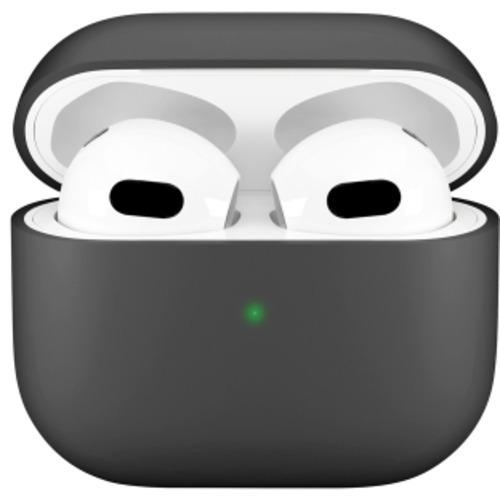 PGA AirPods 第3世代用 抗菌シリコンケース Premium Style ブラック PG-AP3SL01BK