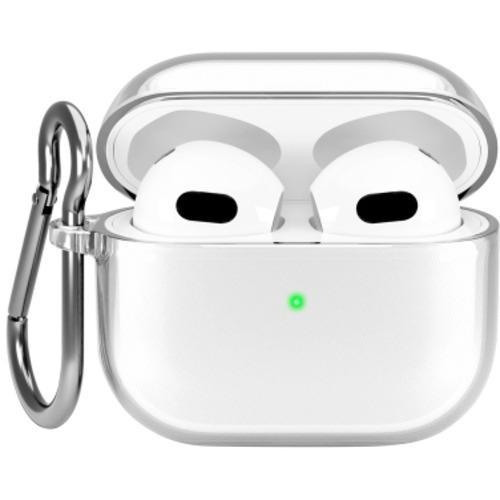 PGA AirPods 第3世代用 抗菌ソフトケース Premium Style クリア PG-AP3TP01CL