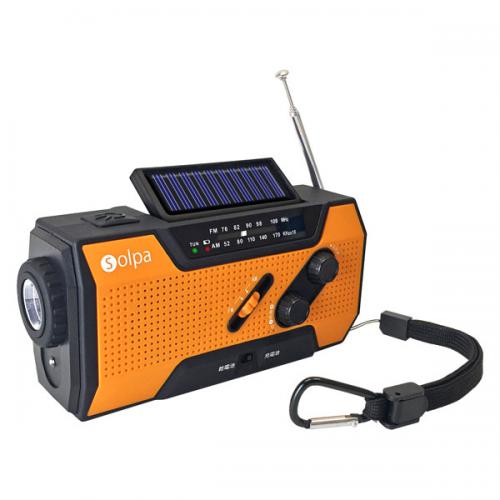 Bearmax 手回し/ソーラー蓄電ラジオ SL-090