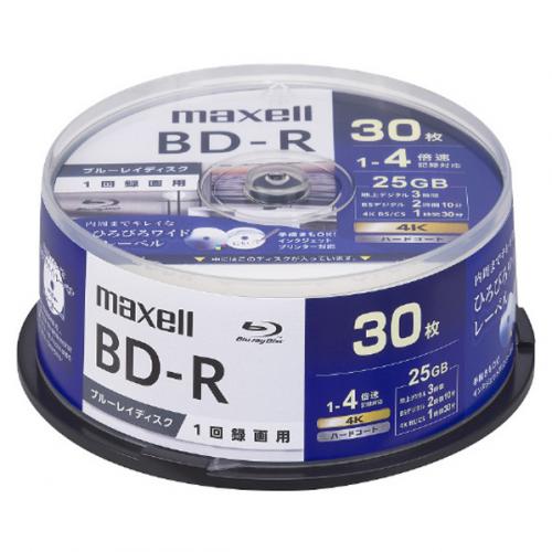 マクセル maxell 録画用BD-R 片面1層 25GB 30枚スピンドルケース BRV25WPG.30SP