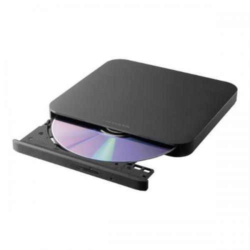 I-O DATA アイ・オー・データ ポータブルDVDドライブ データ保存用 ブラック DVRP-US8SKH