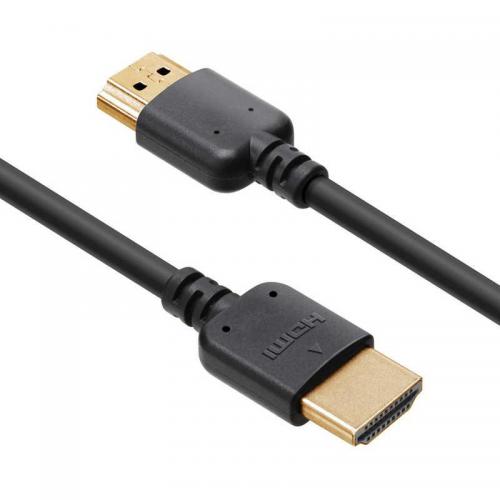 PGA PREMIUM HDMI やわらかケーブル 2.0m Premium Style ブラック PGHDSF20M