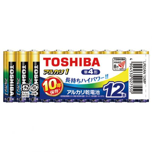 東芝 TOSHIBA アルカリ乾電池 単4形 12本パック LR03AN12MP