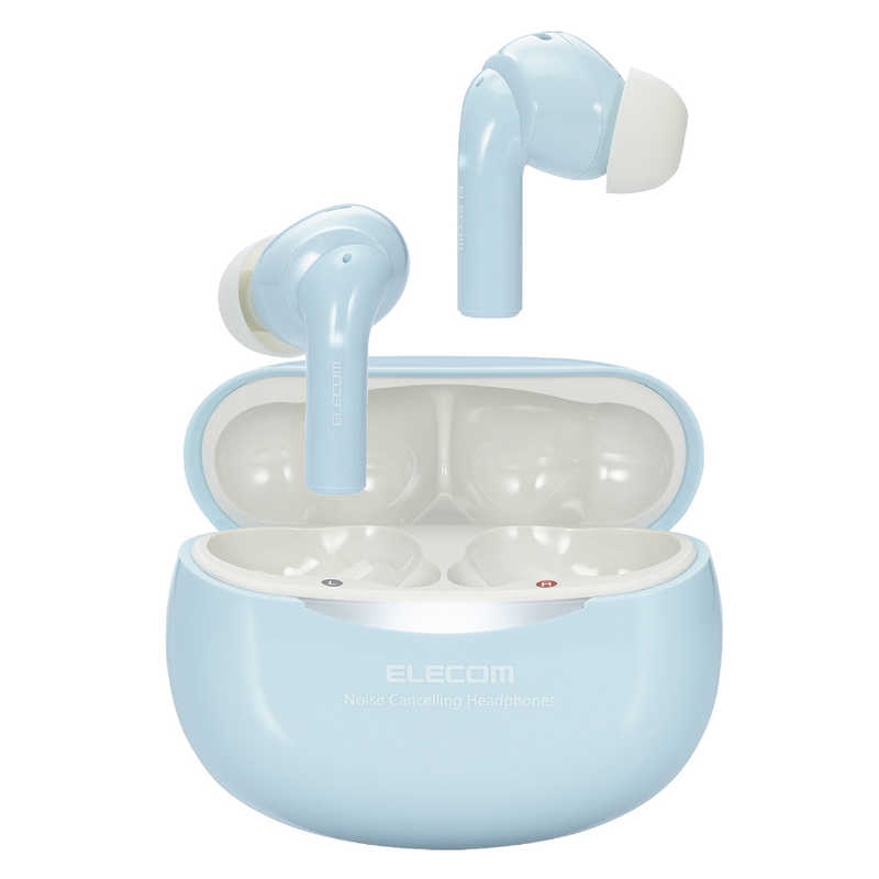 エレコム ELECOM 完全ワイヤレスヘッドホン LBT-TWS15 ブルー LBT-TWS15BU