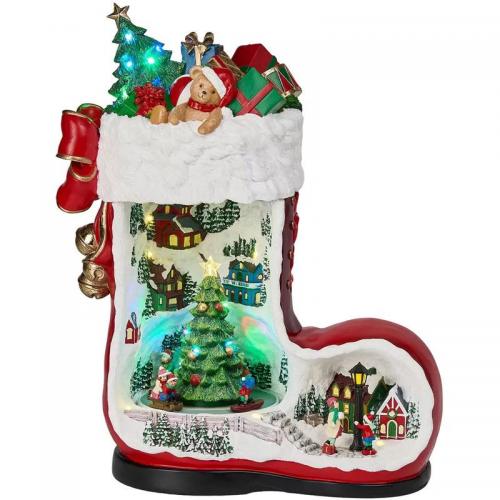 コストコ COSTCO ブーツ型 クリスマス デコレーション 8曲入り 1739885