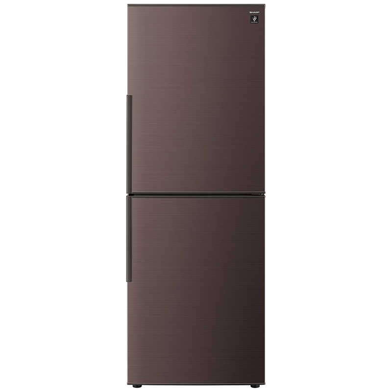 シャープ SHARP 冷蔵庫 2ドア 280L 右開き プラズマクラスター アコールブラウン SJ-PD28R-T (大型)