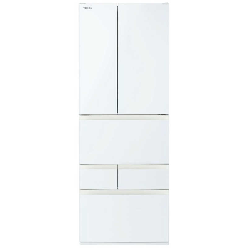 東芝 TOSHIBA 冷蔵庫 6ドア 551L フレンチドア VEGETA ベジータ FHシリーズ グランホワイト GR-Y550FK-EW (大型)