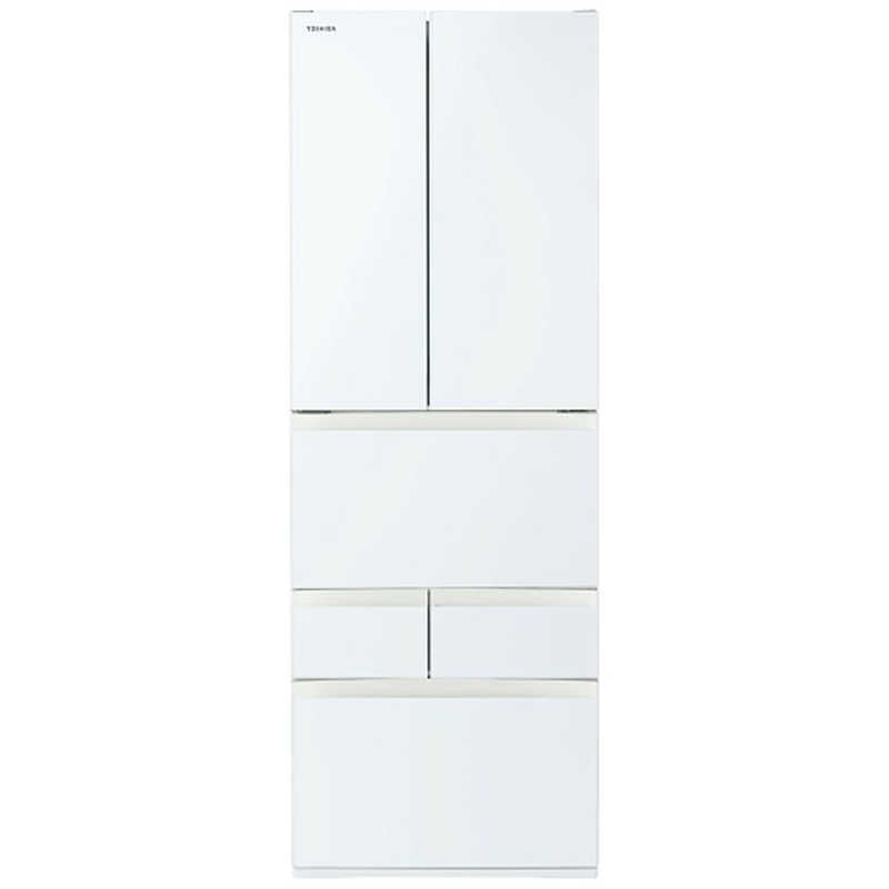 東芝 TOSHIBA 冷蔵庫 6ドア 509L フレンチドア VEGETA ベジータ FHシリーズ グランホワイト GR-Y510FK-EW (大型)