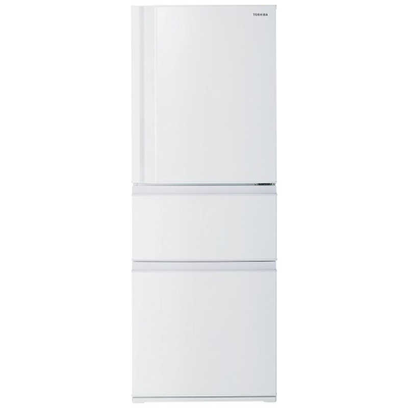 東芝 TOSHIBA 冷蔵庫 3ドア 326L 右開き VEGETA ベジータ SCシリーズ マットホワイト GR-Y33SC-WU (大型)