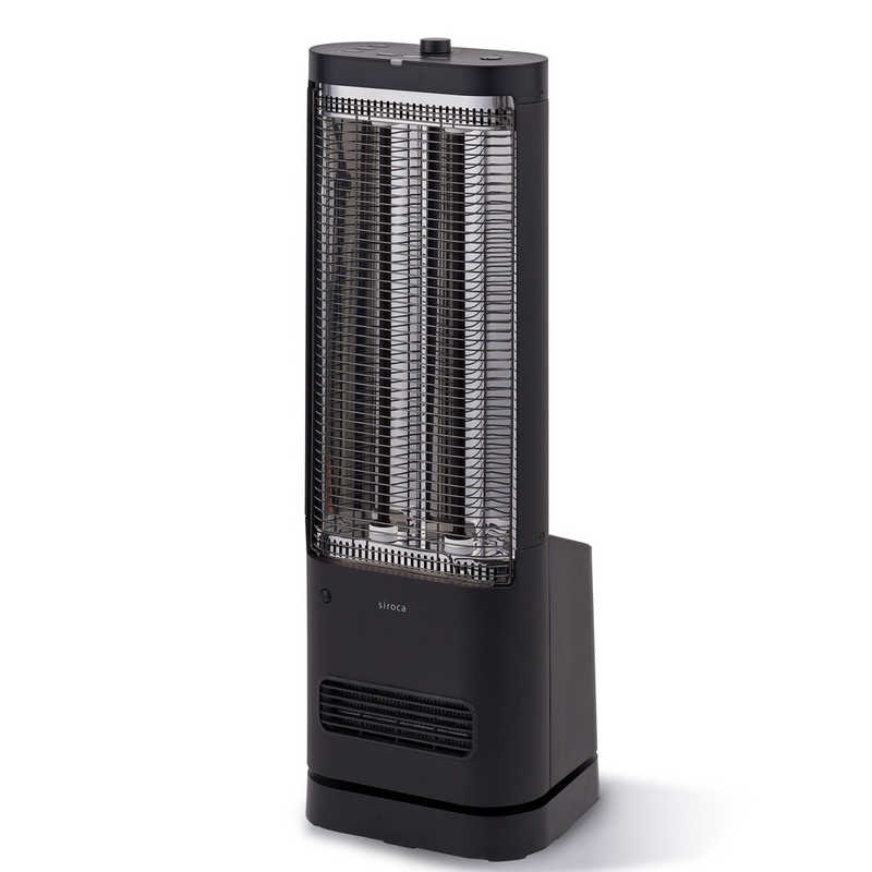 シロカ siroca 遠赤外線ヒーター ブラック SH-FC251-K