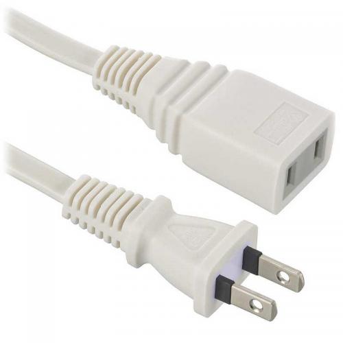 オーム電機 OHM 延長コード2m ストレートプラグ  2.0m  1個口 スイッチ無 ホワイト HST12EDLP22