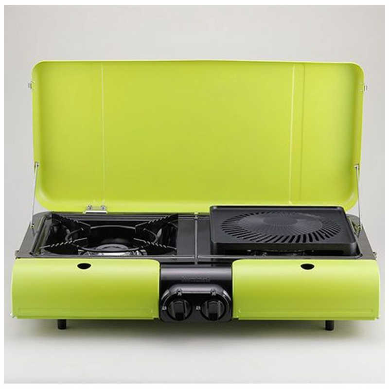 IwatanI FLAT TWIN S テーブルトップBBQコンロ カセットガステーブルトップBBQこんろ “フラットツイン・S” | 岩谷産業