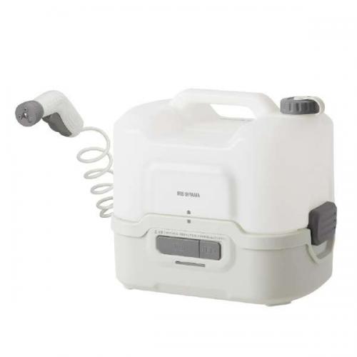 アイリスオーヤマ IRIS OHYAMA 充電式 ポータブルウォッシャー ホワイト&グレー JPW-T81-W-H