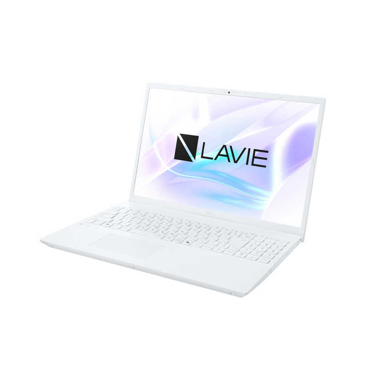 エヌイーシー NEC ノートパソコン LAVIE N16(N1655/KAW) パールホワイト ［16.0型 /Windows11 Home /intel Core i5 /メモリ：16GB /SSD：512GB /Office Home and Business /日本語版キーボード /2025年夏モデル］PCN1655KAW