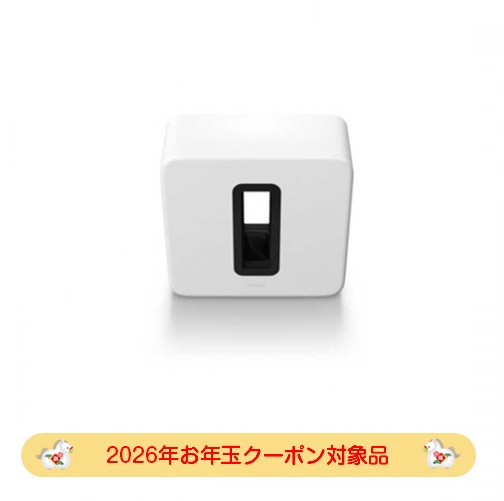 【2026年お年玉クーポン対象品】ソノス SONOS プレミアムワイヤレスサブウーファー Sonos Sub 4 ホワイト SUBG4JP1